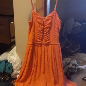 Coral dress